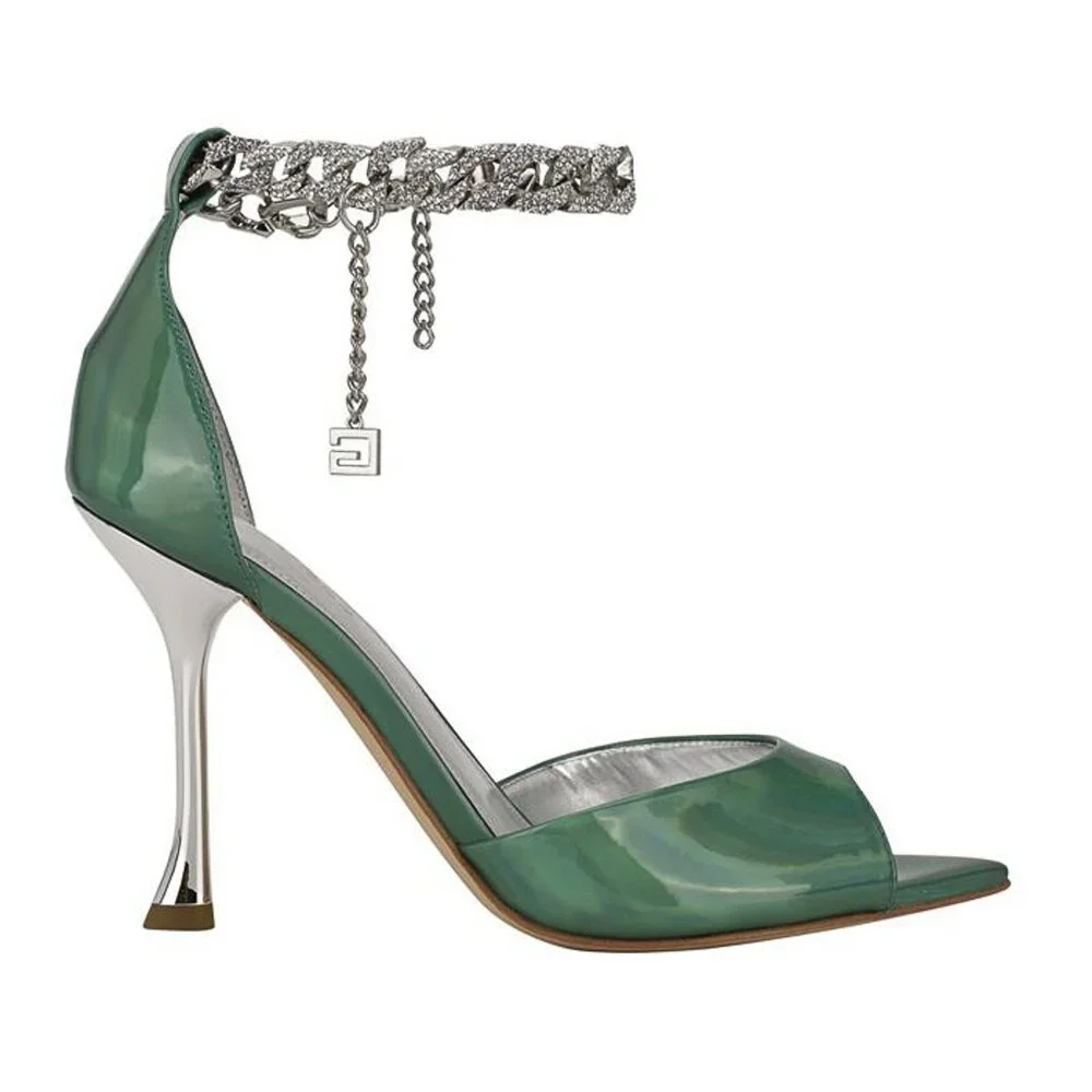 Guess Jadiel Embellished Ankle Strap Dress Heel Sandals Size 9 - NWT